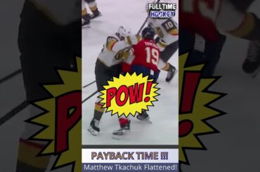 PAYBACK TIME! Matt Tkachuk Flattened by Keegan Kolesar!!! Stanley Cup Final Game3
