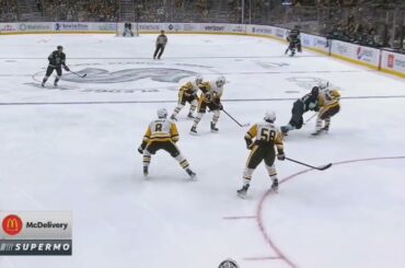 Brandon Tanev's Big Collision With Dominik Simon