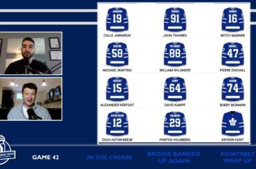 Matthews out, McMann in | Leafs Morning Take - January 11th