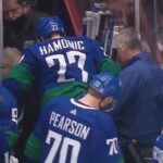 Travis Hamonic Left The Game With Injury After Brad Marchand's Hit