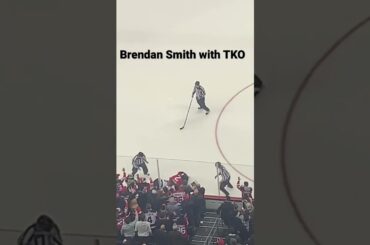 Brendan Smith vs. Joel Farabee #HockeyFights #Shorts #Devils #Flyers