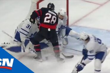 Connor Brown Beats Auston Matthews And Frederik Andersen To Score Shorthanded
