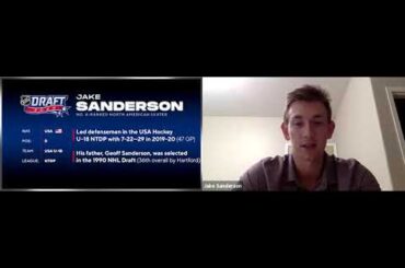 Jake Sanderson a Big Fan of Stars' Miro Heiskanen & John Klingberg & Gives His Scouting Report
