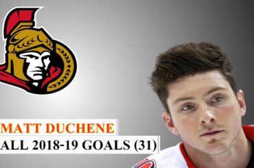 Matt Duchene (#95) All 31 Goals of the 2018-19 NHL Season