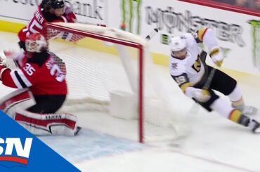 Alex Tuch Uses Wraparound To Tuck Goal By Cory Schneider