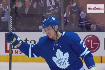 Nikita Zaitsev 1st Goal of the Season! 10/07/17  (New York Rangers vs Toronto Maple Leafs)