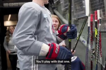 "You'll play with that one" 🏒