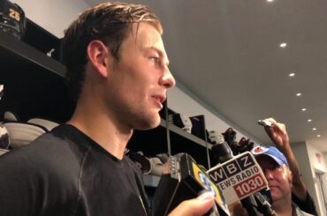 Brandon Carlo discusses Zdeno Chara's Instagram account