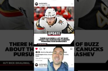 Do the Vancouver Canucks sign Ivan Barbashev and how much will his contract be?