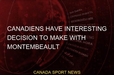 #Decision #Make #Interesting #Montembeault #With #Have #Canadiens