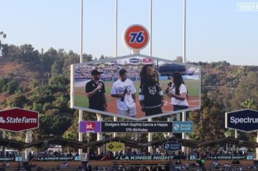 Dodgers pregame: Trevor Moore interview & Drew Doughty first pitch for LA Kings night