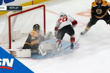 Blake Coleman Blocks Shot, Undresses Jaroslav Halak To Score