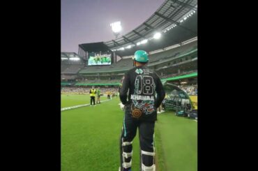 Usman Khawaja and Josh Brown 🔥 Taking the field 😎 Brisbane Heat