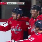 Alex Ovechkin sets up Sheary's goal vs Stars (15 dec 2022)