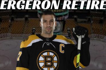 Breaking News: Patrice Bergeron Announces Retirement