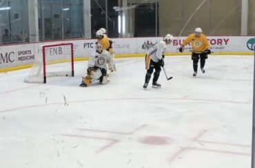 Pittsburgh Penguins Development Camp 2023 Sam Poulin Goal