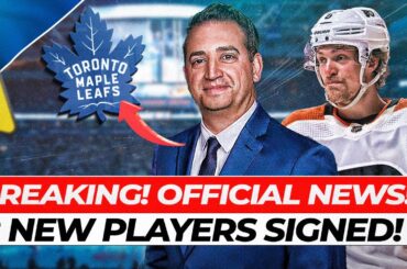 BOMB! INTRODUCING A NEW SIGNING! LEAFS CONFIRM THE SIGNING? LOOK! TORONTO MAPLE LEAFS NEWS! NHL NEWS