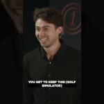 quinn hughes broke golf ball