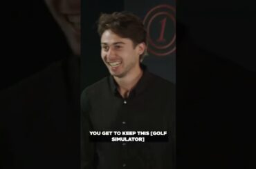 quinn hughes broke golf ball