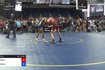 113 Lbs Rnd Of 64 Colton White West Virginia Vs Elijah Rivera New York