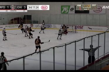 Philip Tomasino - Deflection goal v. Rockford (Feb. 9, 2021)
