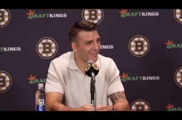 Patrice Bergeron Retirement Press Conference (English)