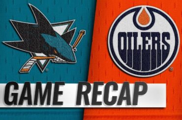 Labanc nets hat trick as Sharks down Oilers, 5-2