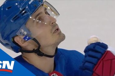 Flyers’ Anthony Stolarz Stuns Rangers' Chris Kreider With Big Left Pad Save