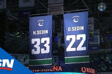 Vancouver Canucks Retire Daniel And Henrik Sedin's Jerseys | FULL Ceremony