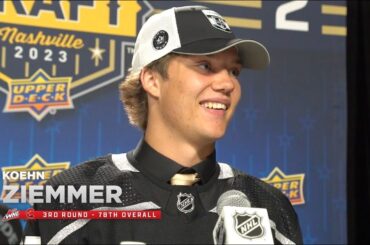 NHL Draft Media Availability - Koehn Ziemmer