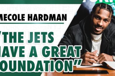 Mecole Hardman Jr.'s First Press Conference As A Jet