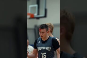 Eli Ellis takes a huge hit vs Life Christian Academy. #SHORTS