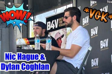 2023 Battle 4 Vegas fan fest with Vegas Golden Knights hockey players