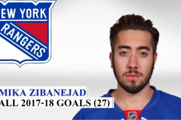 Mika Zibanejad (#93) All 27 Goals of the 2017-18 NHL Season
