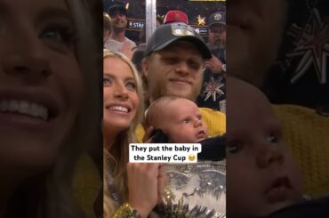 Wholesome moment with William Karlsson and his family ❤️ #nhl #stanleycup