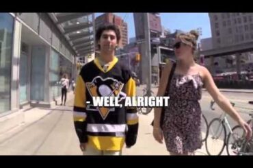 10 Hours of walking in Toronto with a Kessel Penguins Jersey On