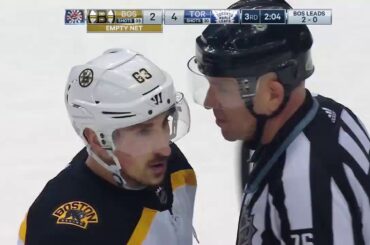 Frederik Andersen with a huge stick save! | Game 3 | Boston Bruins @ Toronto Maple Leafs - 4/16/2018