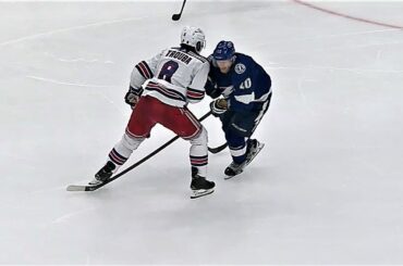 Jacob Trouba Hit on Corey Perry Who Doesn't Have the Puck