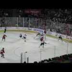 Shawn St. Amant of the Laval Rocket scores vs. the Abbotsford Canucks 3/4/22