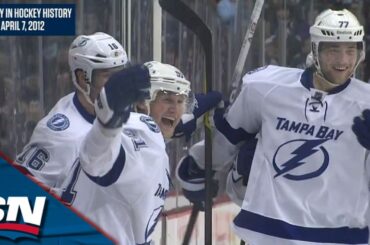Stamkos Fires Home The Wrist Shot For His 60th Goal | This Day In Hockey History