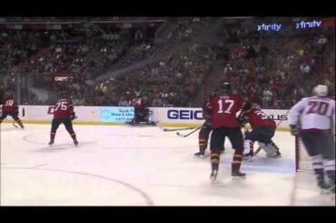 Erik Gudbranson hit on Martin Erat