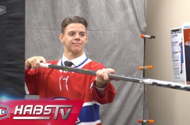 Jesperi Kotkaniemi's first day as a Hab