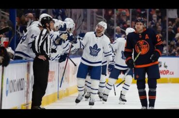 TJ Brodie 1st of the Season vs Edmonton Oilers w/Joe Bowen Commentary (14/12/2021)