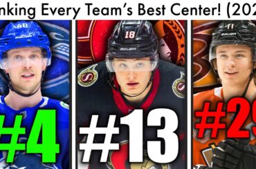 RANKING EVERY NHL TEAM'S BEST CENTER, WORST TO BEST! (2023 Top NHL Centers / Pettersson Rumors)