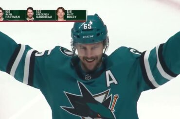 Alex Barabanov assists on Erik Karlsson's goal vs Wild (22 dec 2022)