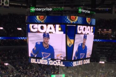 St. Louis Blues Goal Horn Live + Towel Man #4 - 11/30/19