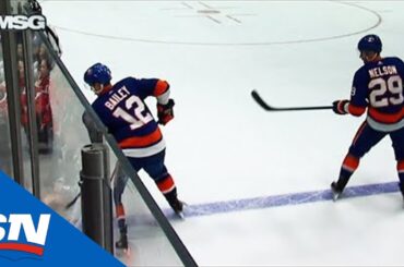 Josh Bailey, Brock Nelson Get Crossed Up Leading To Islanders Own Goal