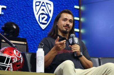 Cam Rising and Cole Bishop Press Conference | 2023 Pac-12 Football Media Day | Utah