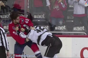 Luke Schenn vs Tom Wilson Feb 16, 2016