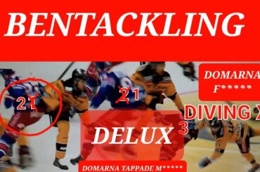 Luleå Oskarshamn | BENTACKLING DELUX & DIVING | DOMARSKANDAL i SHL | NHL #hockey #shl #nhl